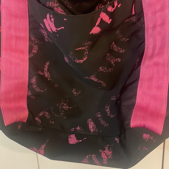 Vintage Juicy Couture large tote Black and pink distressed look - Picture 2 of 14